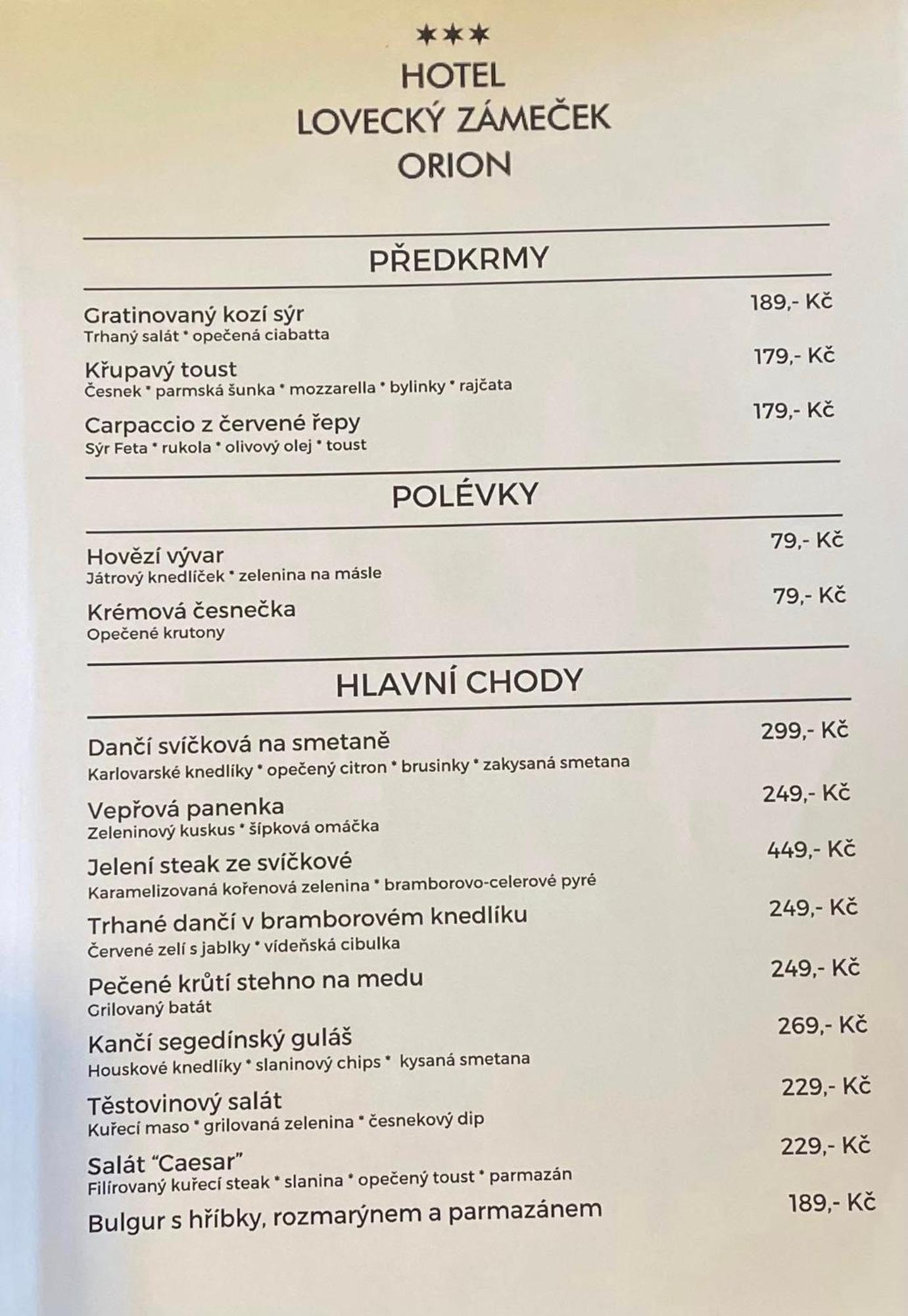Hotel Lovecky Zamecek Orion Liberec Eksteriør billede